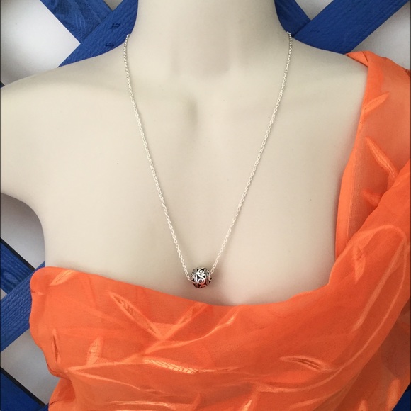 FINAL 💋Ball Necklace, Simply/Elegant Filigree - Picture 3 of 8